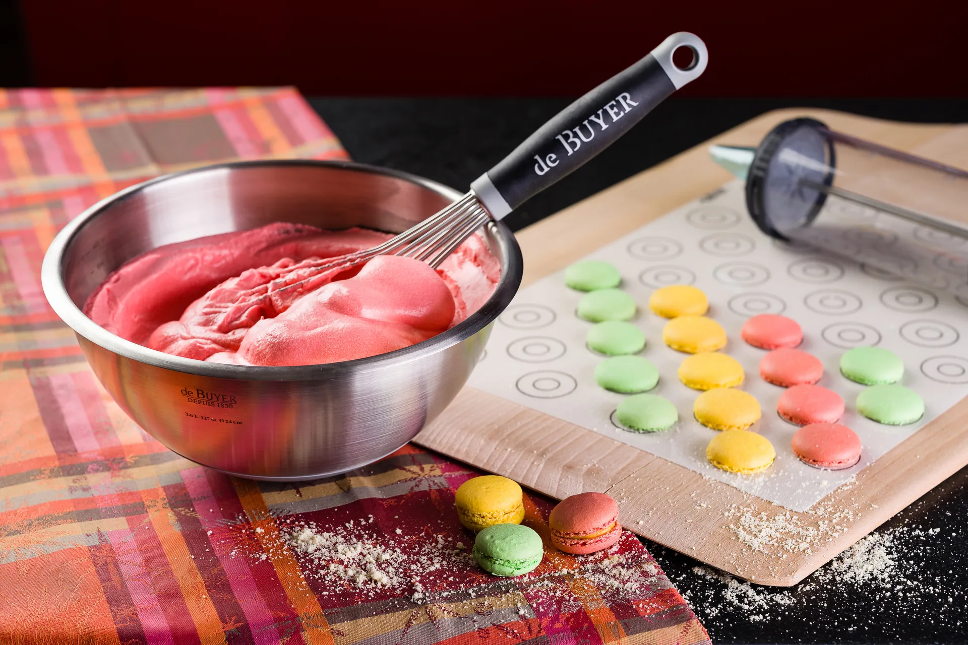 De Buyer Rührschüssel mit Silikonboden, 3,6 l De Buyer