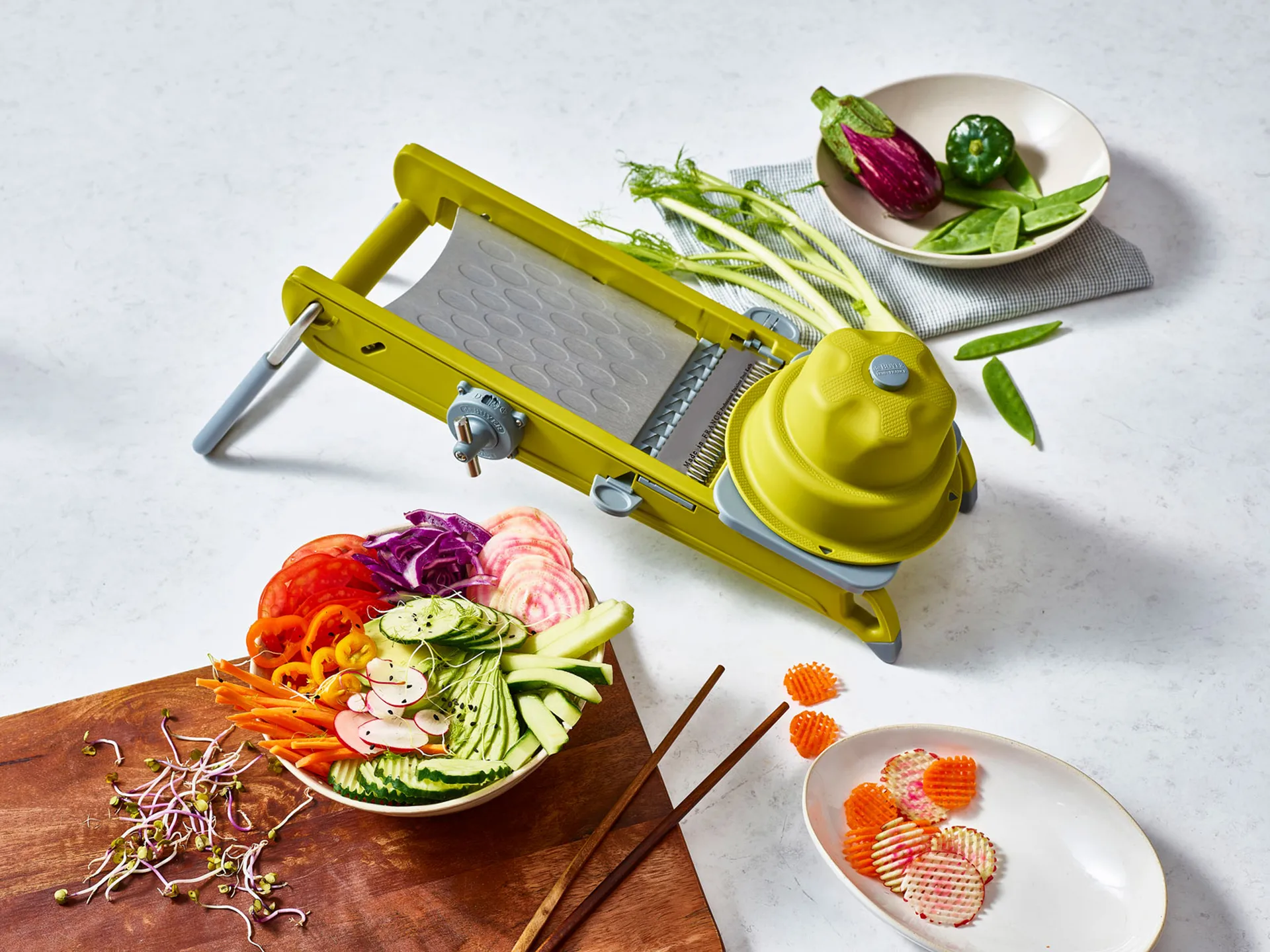 De Buyer Swing Plus Mandoline, Grün De Buyer
