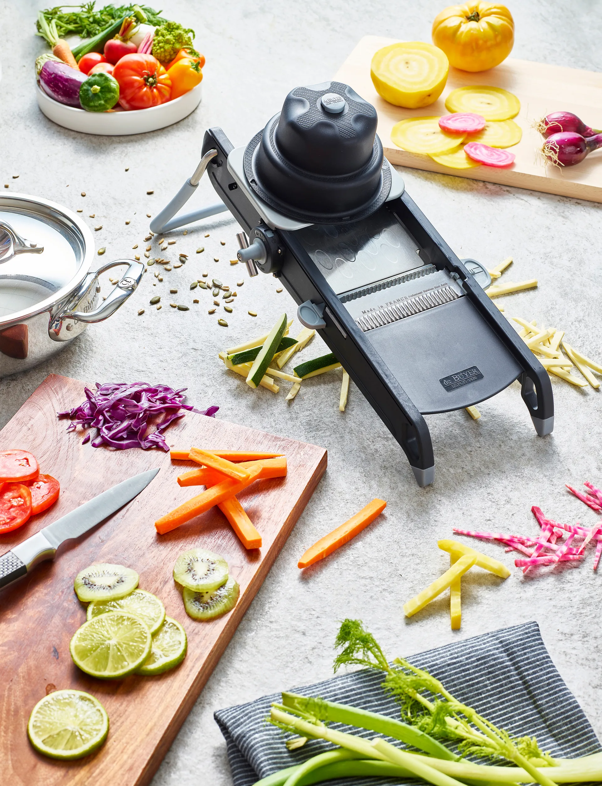 De Buyer Swing Plus Mandoline, Schwarz De Buyer