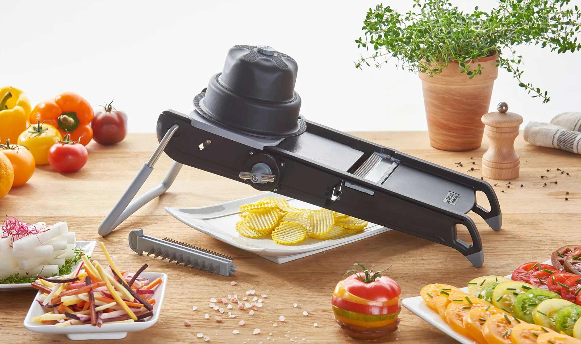 De Buyer Swing Plus Mandoline, Schwarz De Buyer