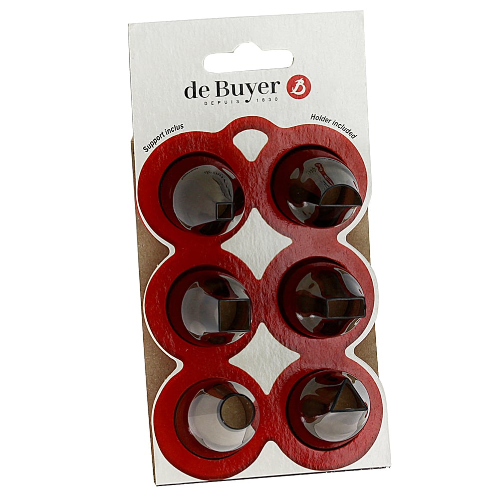 De Buyer Geometric Tüllset 6er-Pack