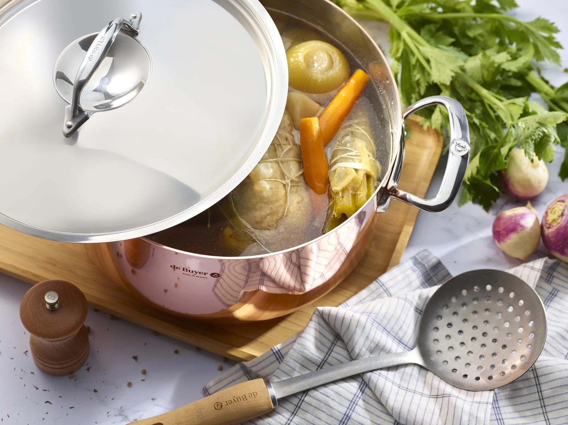 Prima Matera Topf mit Deckel induktion, 24cm De Buyer