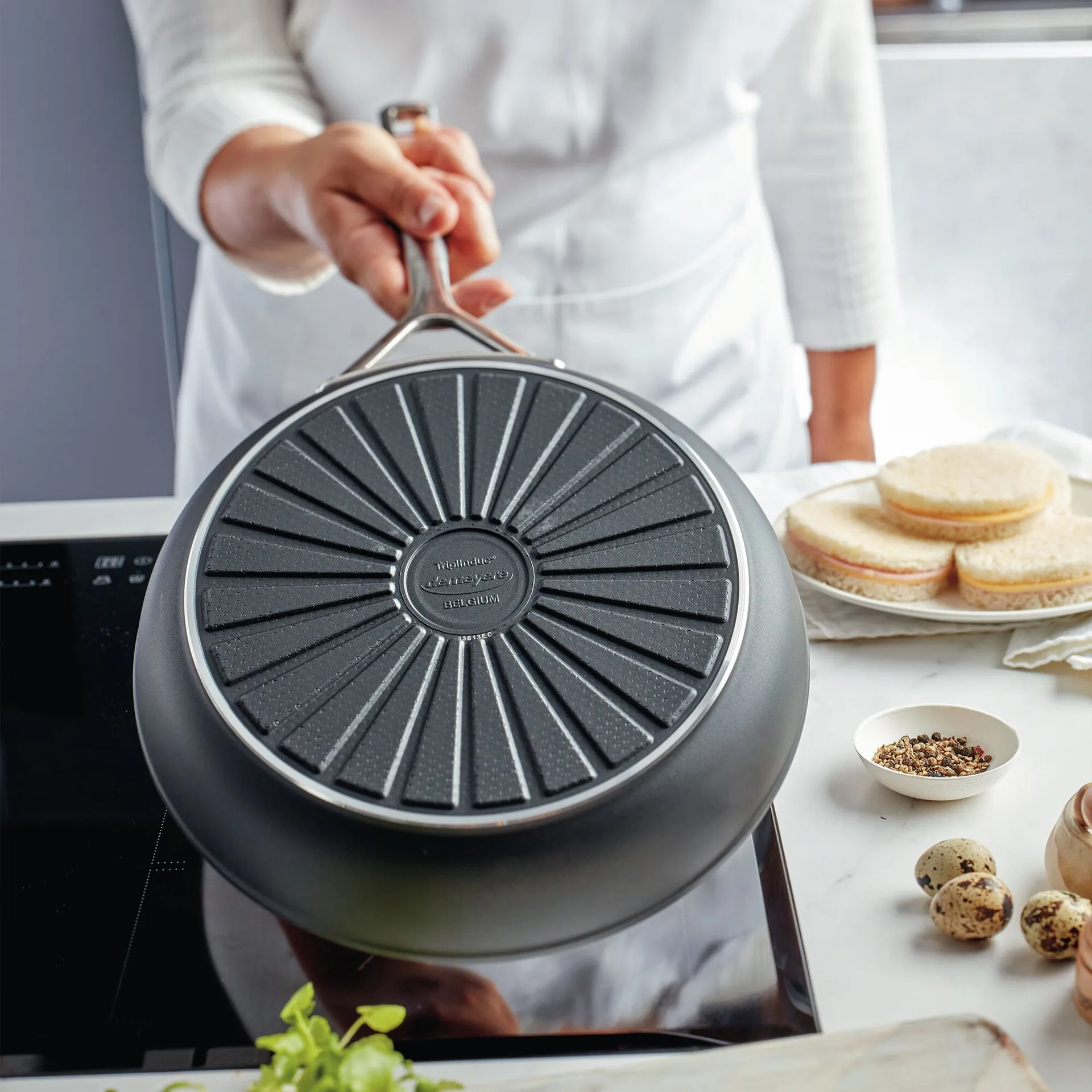 Alu Pro 5 Ceraforce Pfannen-Set keramisch 5-ply, 2 Teile Demeyere