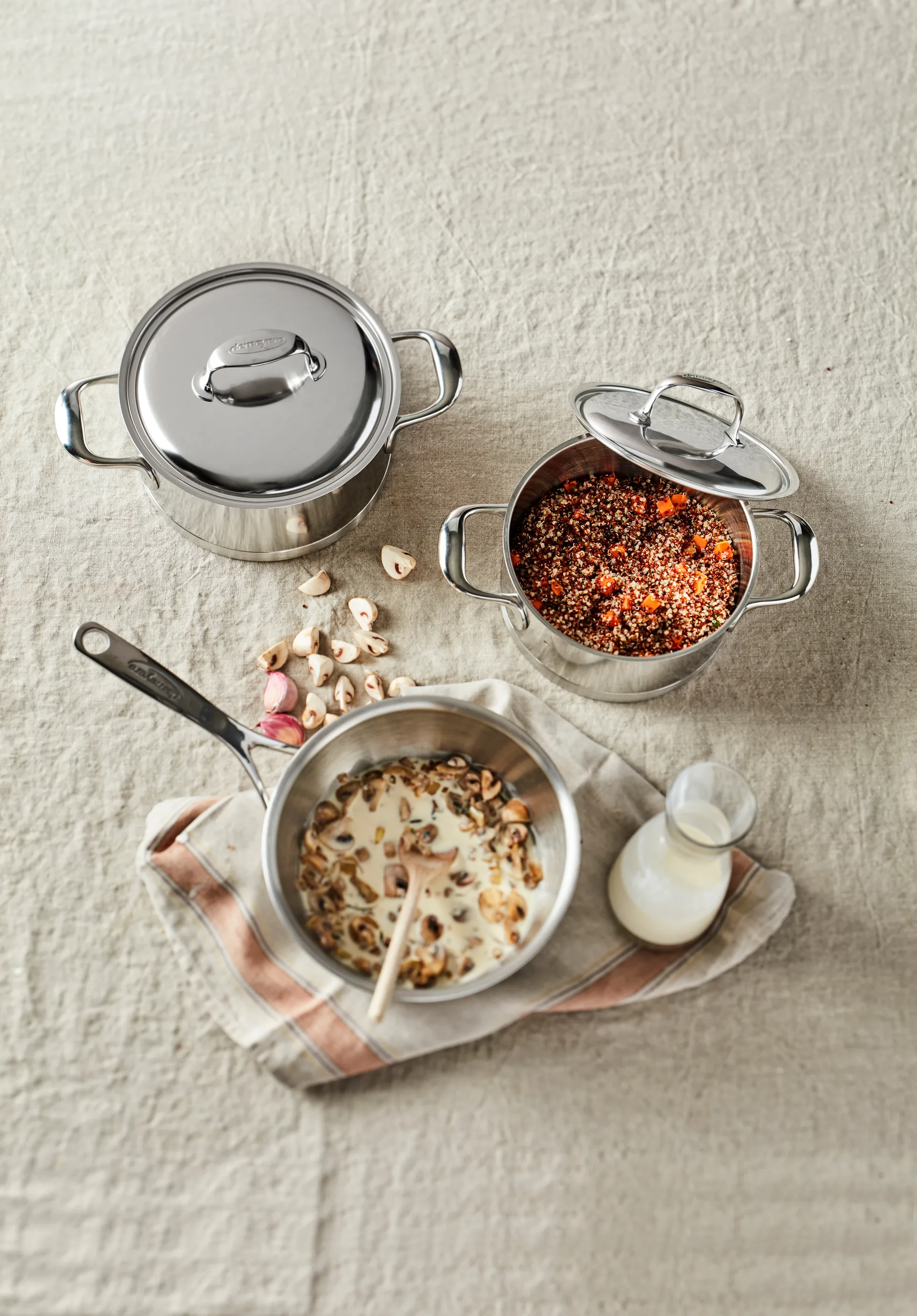 Demeyere Atlantis 7 Kochtopf niedrig Edelstahl, 3 l Demeyere