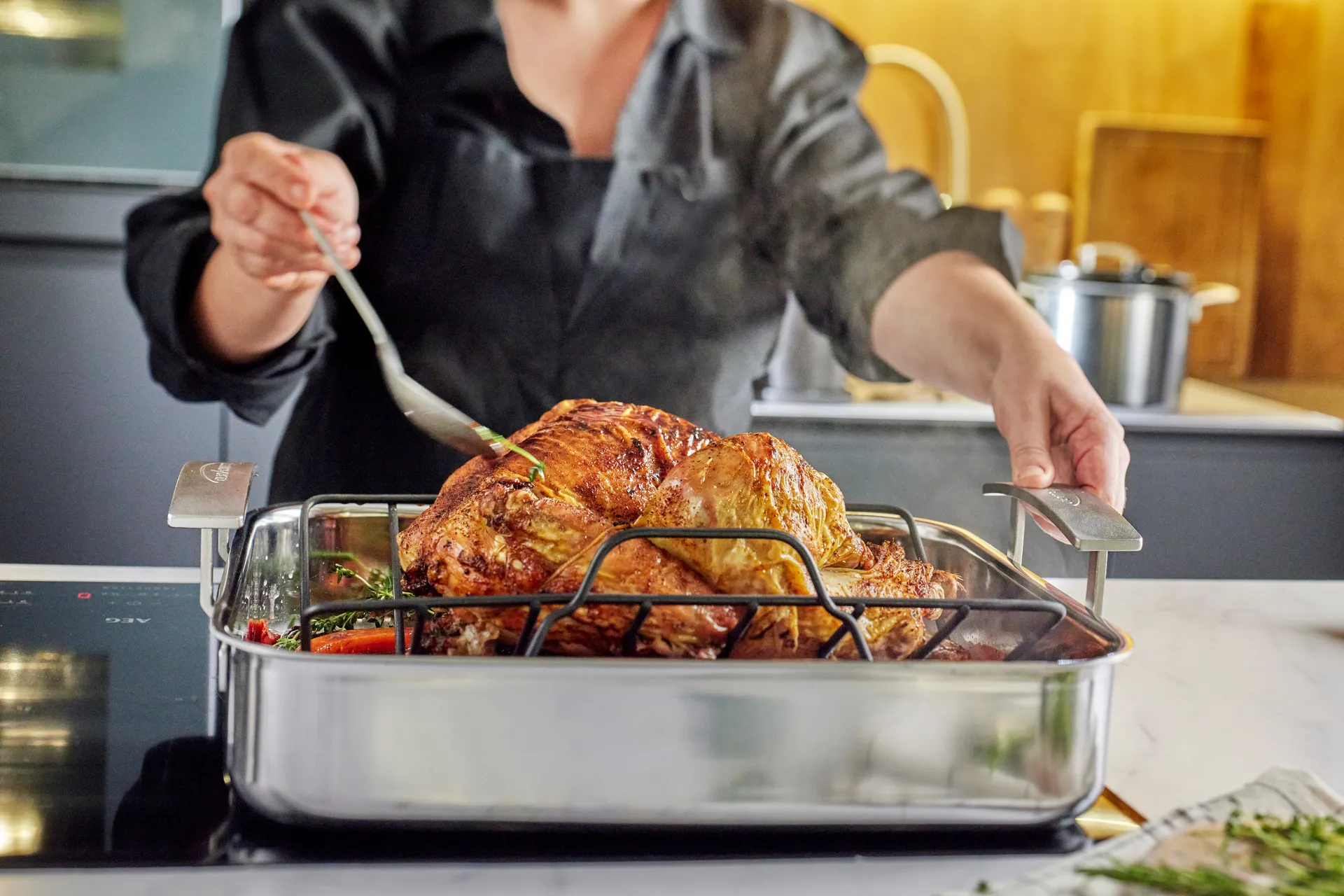 Industry 5 Auflaufform Edelstahl 5-ply, 40x34 cm Demeyere