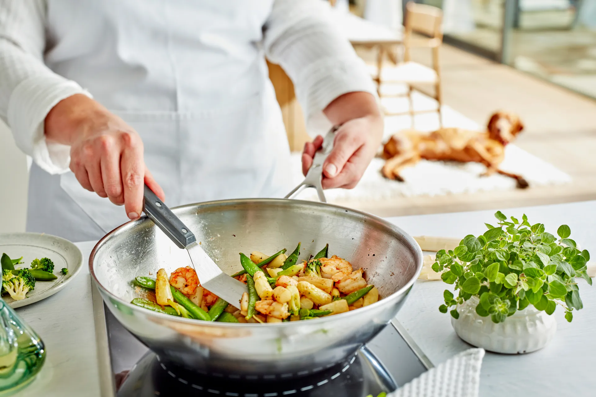 Industry 5 Wokpfanne Edelstahl 5-ply, Ø30 cm Demeyere