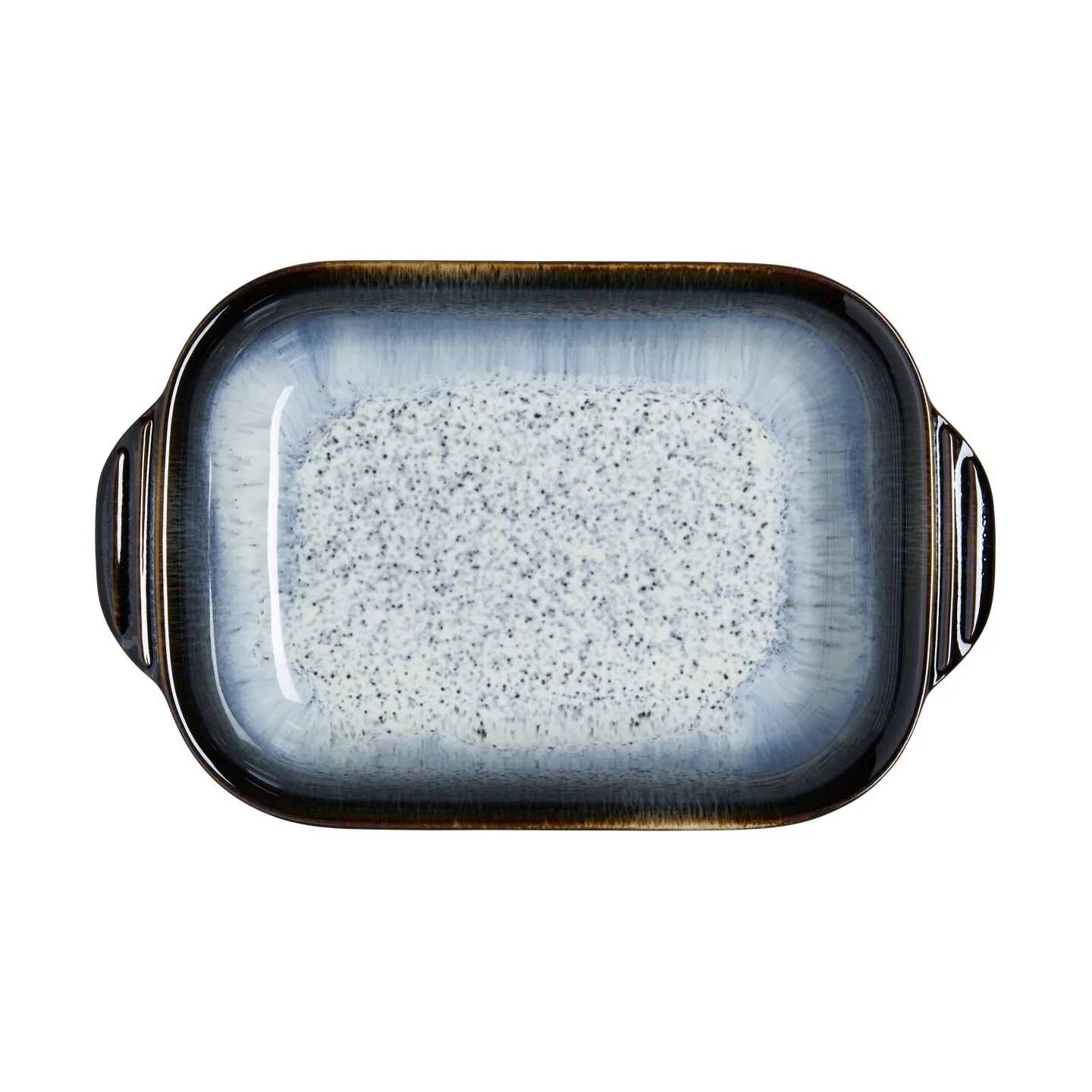 Halo Auflaufform, Schwarz-blau, Small, rechteckig Denby