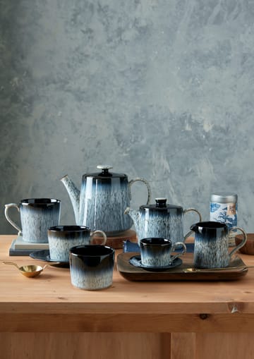 Halo brew Espressotasse 10cl - Blau-grau-schwarz - Denby