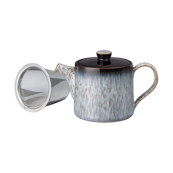 Halo brew Teekanne 0,44 l, Blau-grau-schwarz Denby
