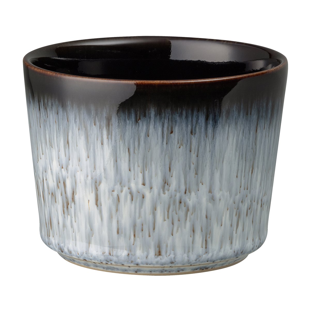 Denby Halo Brew Zuckerschale Blau-grau-schwarz