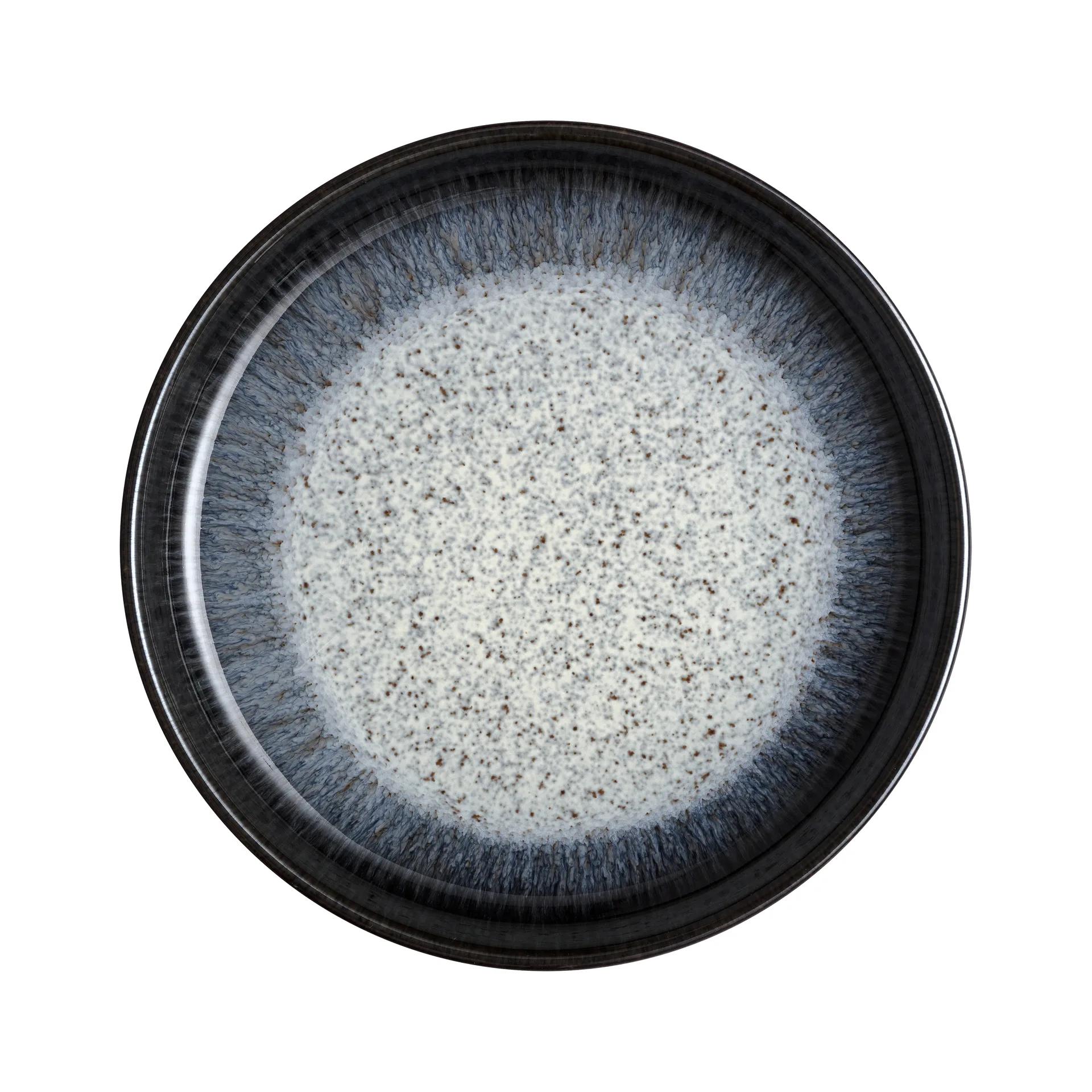 Halo Coupe kleiner Teller 21cm, Blau-grau-schwarz Denby