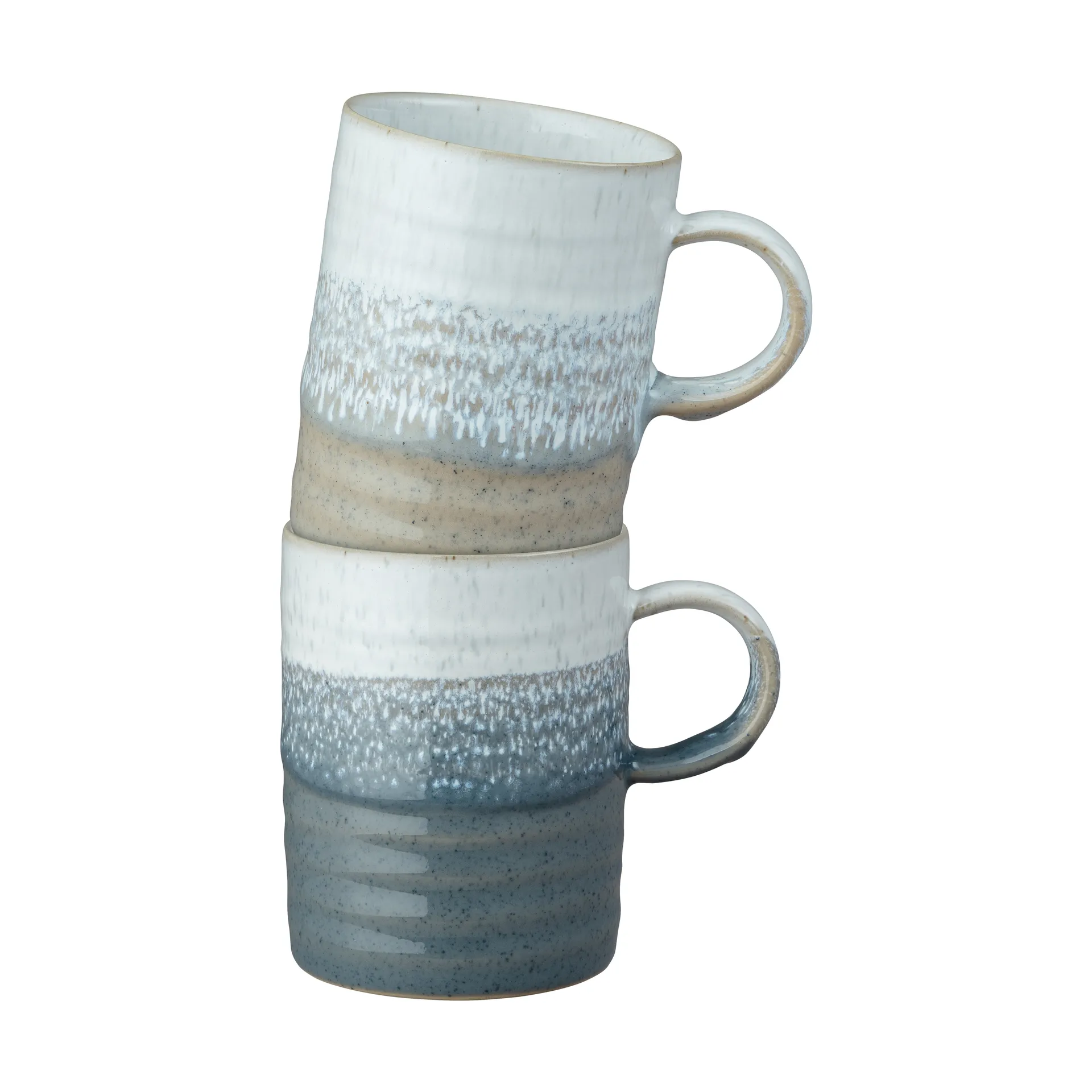Kiln Accents Becher 40 cl 2 Teile, Taupe-slate Denby