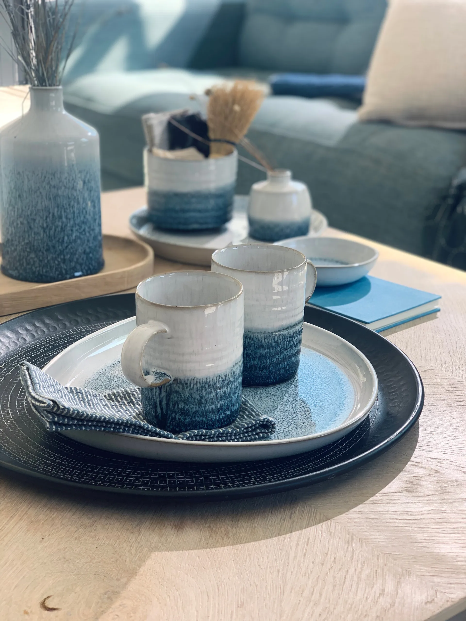 Kiln blue Alt Servierschale, Small, Ø13 cm Denby