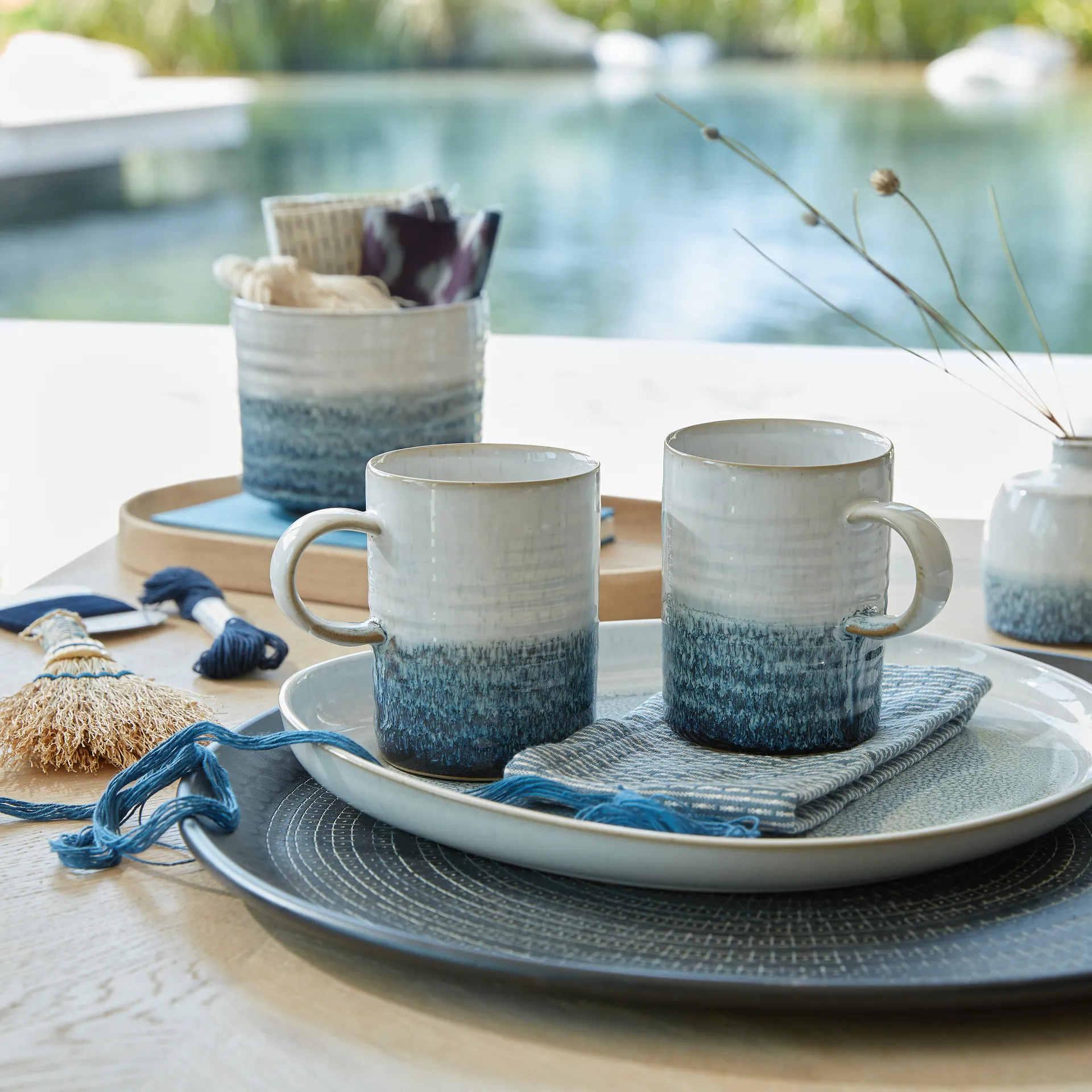 Kiln blue Alt Servierschale, Small, Ø13 cm Denby