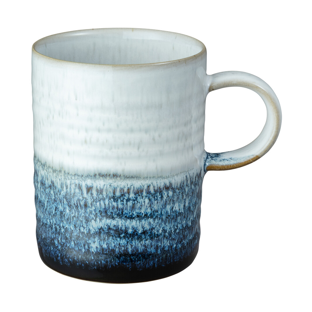 Denby Kiln blue ridged Tasse 41 cl