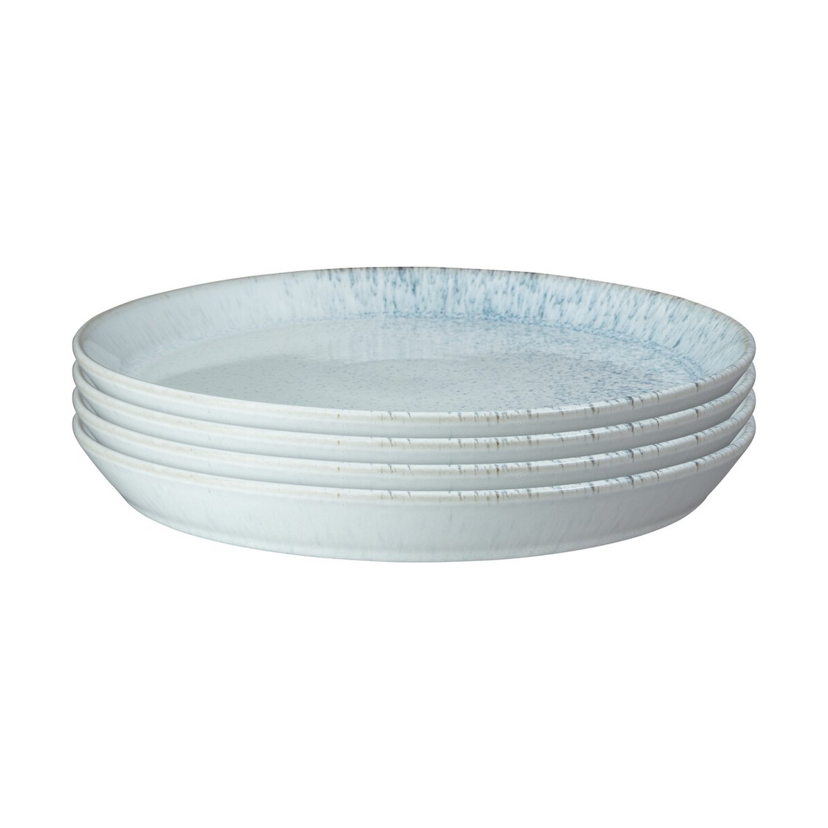 Denby Kiln blue Teller 4er-Pack Large, Ø26 cm