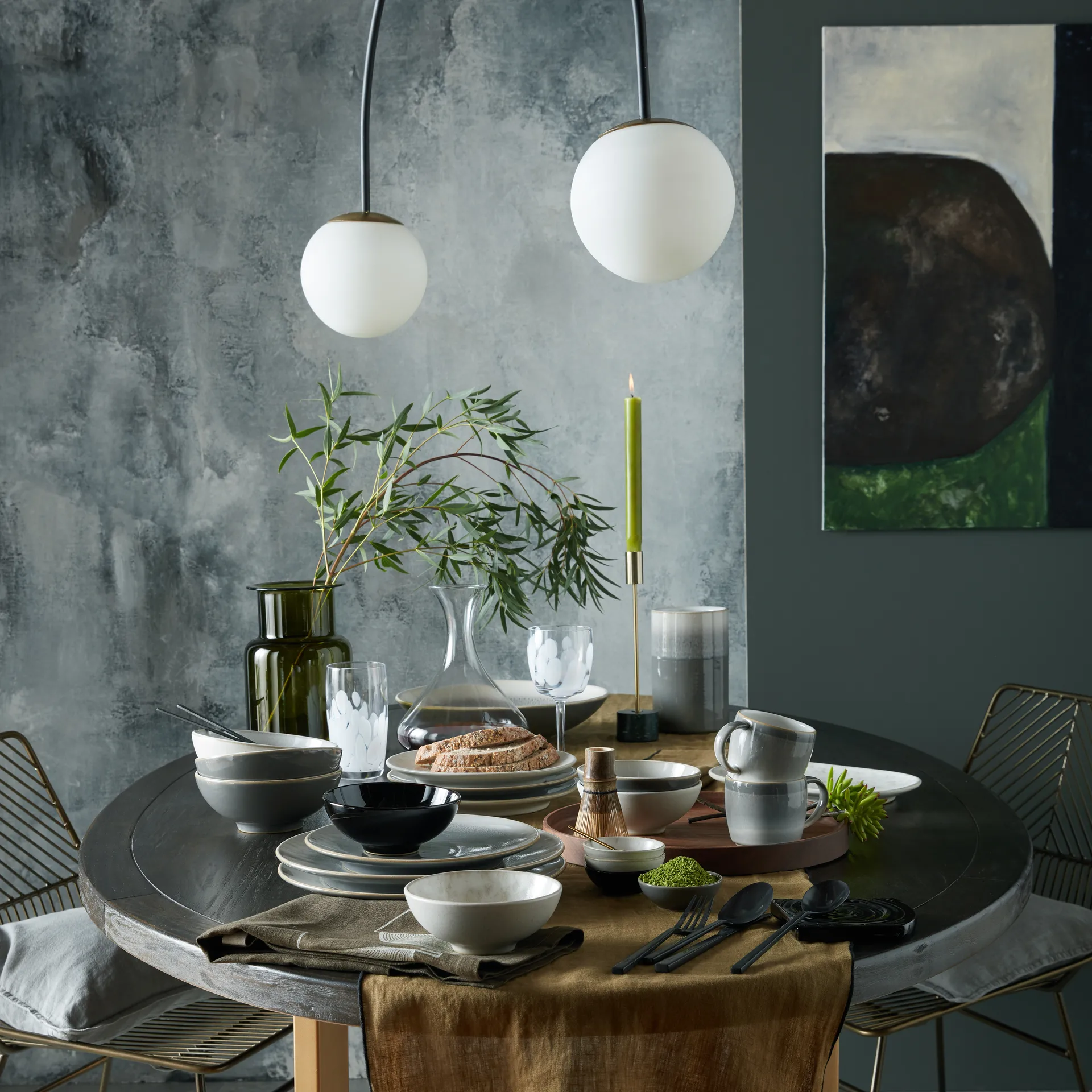 Modus Marble Curved Schale 13,5cm, Weiß Denby