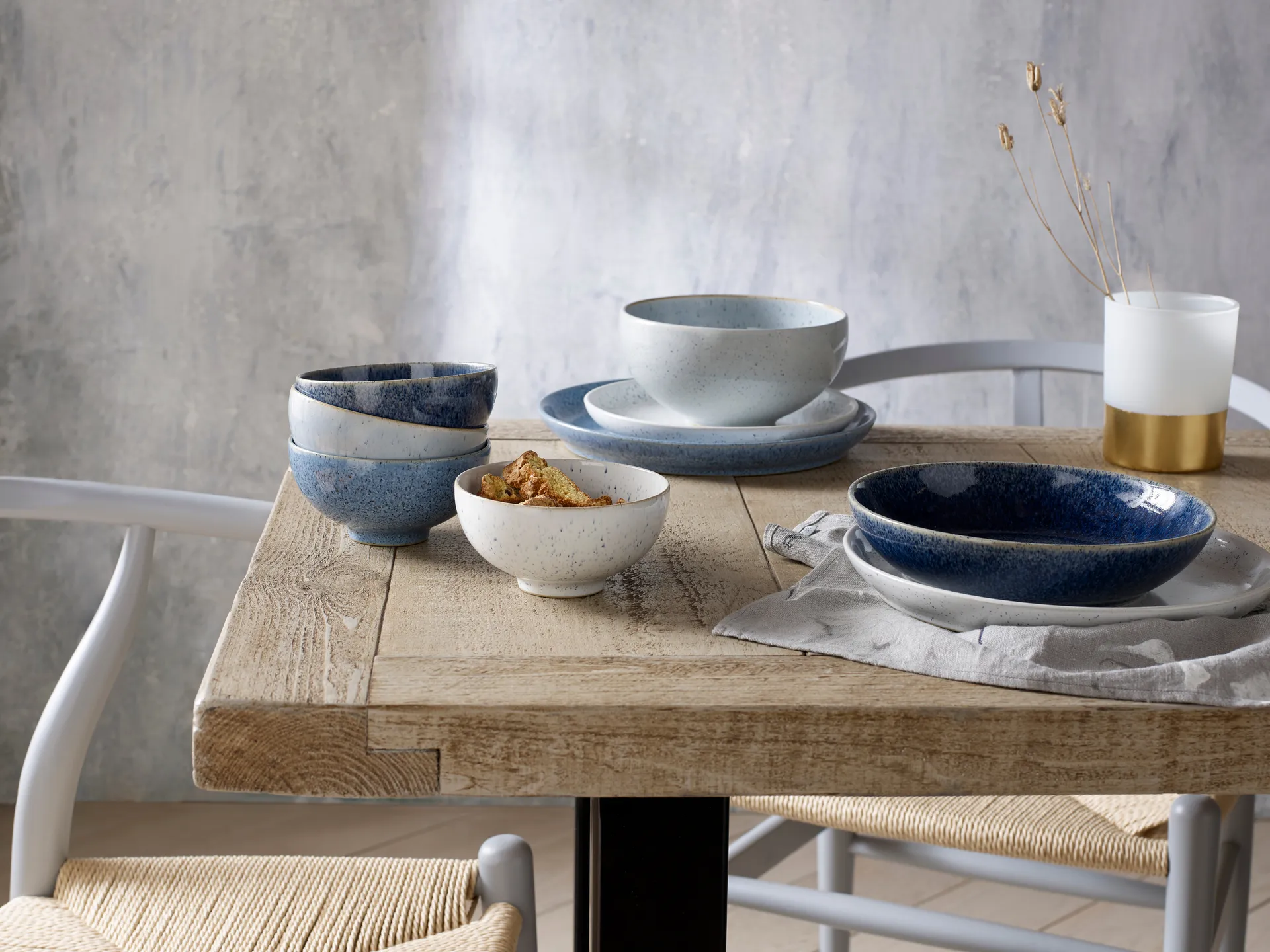 Studio Blue Frühstücksschale 17cm, Chalk Denby