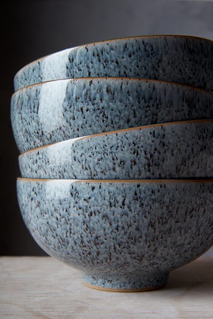 Studio Grey coupe Frühstücksschale 17cm 4er Pack, Granite Denby