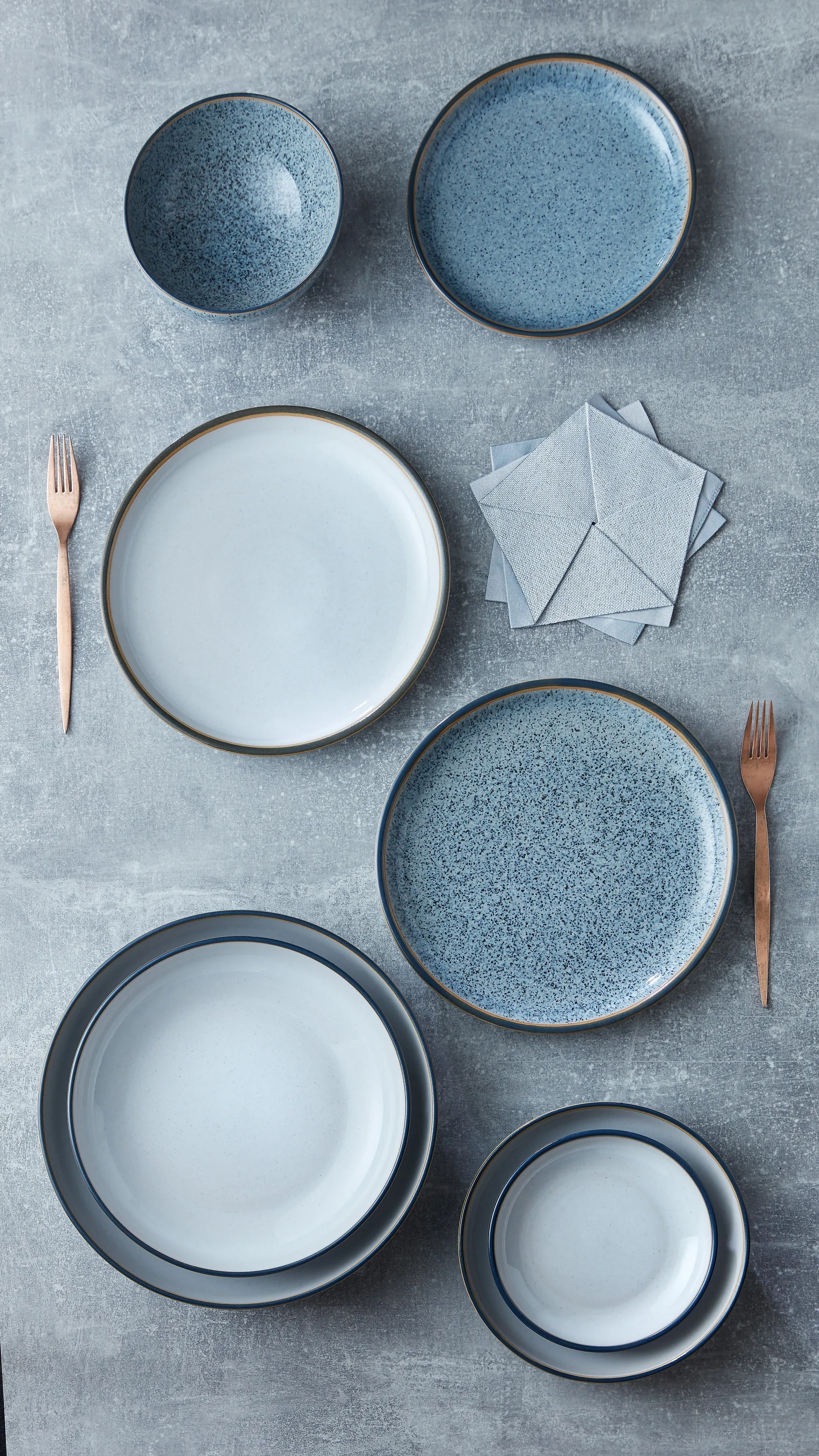 Studio Grey coupe kleiner Teller 17cm, Granite Denby