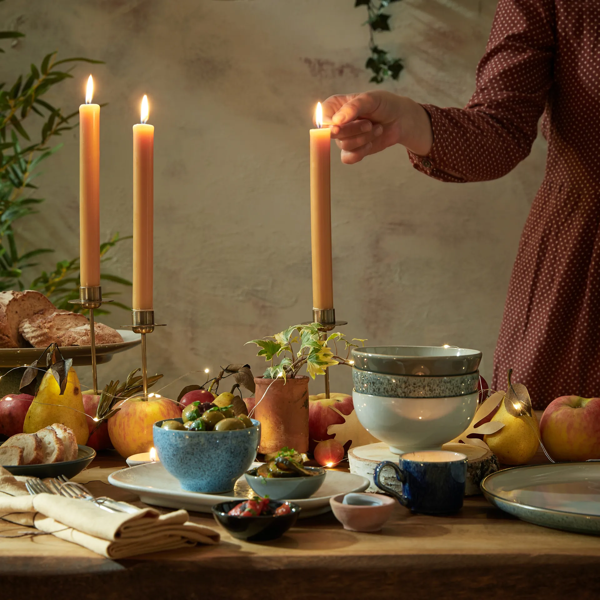 Studio Grey Nudelschale 17,5cm, Granite Denby