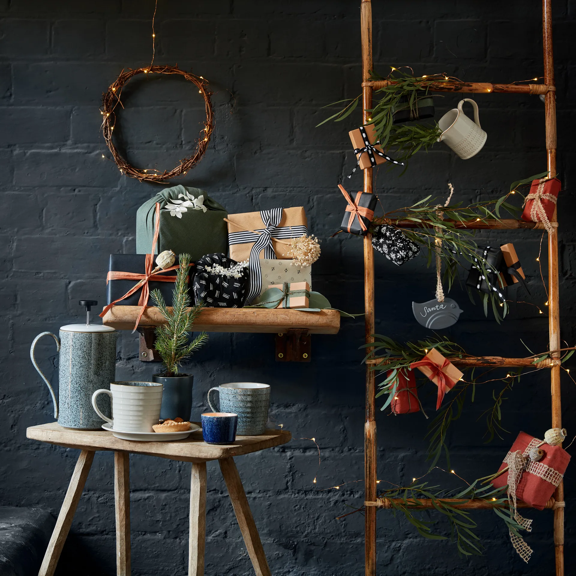 Studio Grey Tasse geriffelt 40cl, Quartz Denby