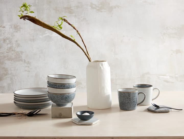 Studio Grey Tasse geriffelt 40cl, Quartz Denby