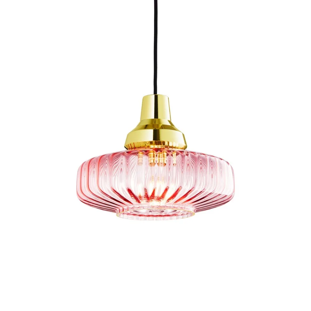 New Wave Optic Pendelleuchte Ø26x21 cm, Rose Design By Us