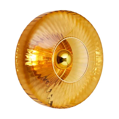 New Wave Optic Wandleuchte XL, Amber Design By Us