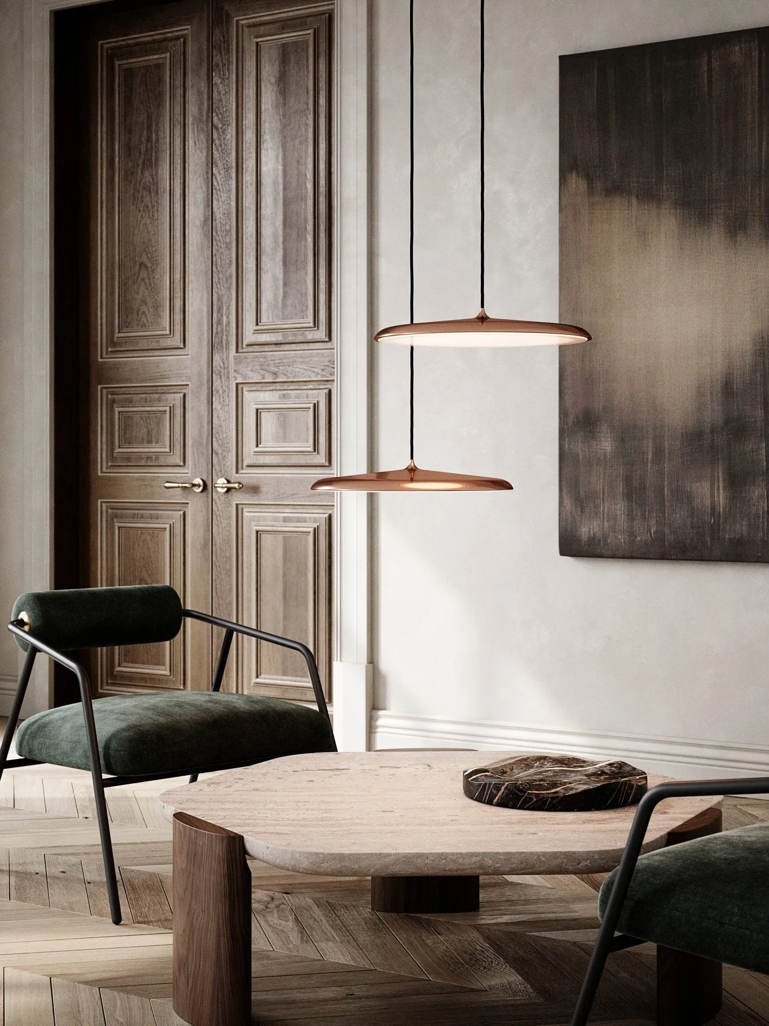 Artist Pendelleuchte Ø40 cm, Kupfer Design For The People