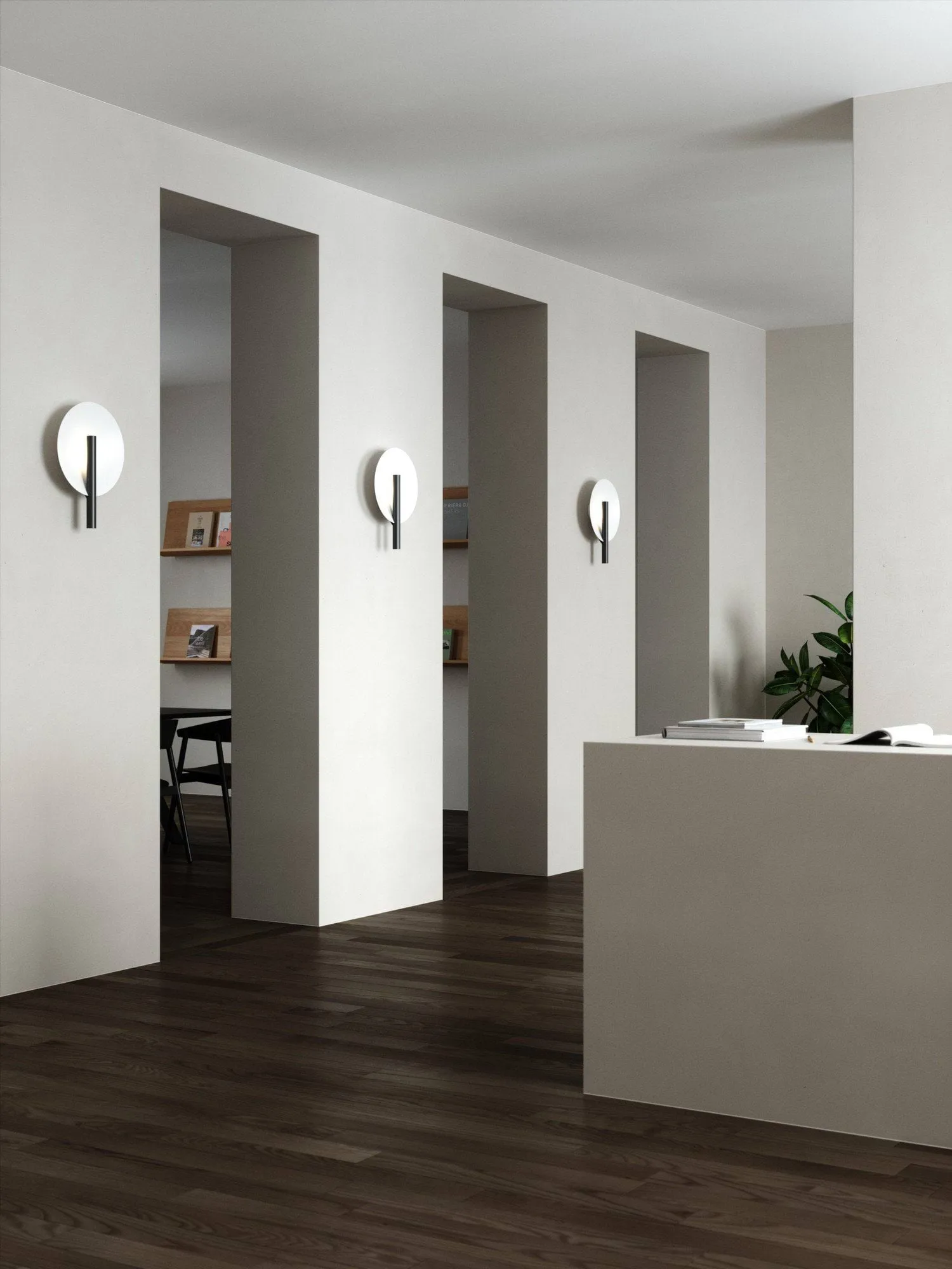 Furiko Wandleuchte, Schwarz Design For The People