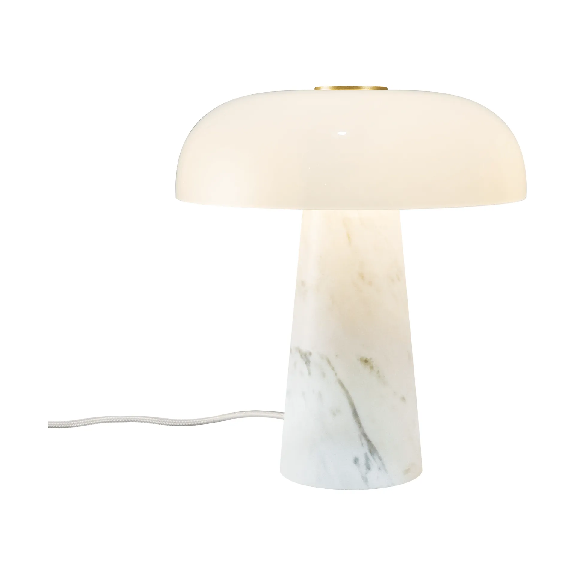 Glänzende Tischlampe, Weiß, Mini, 24 cm Design For The People