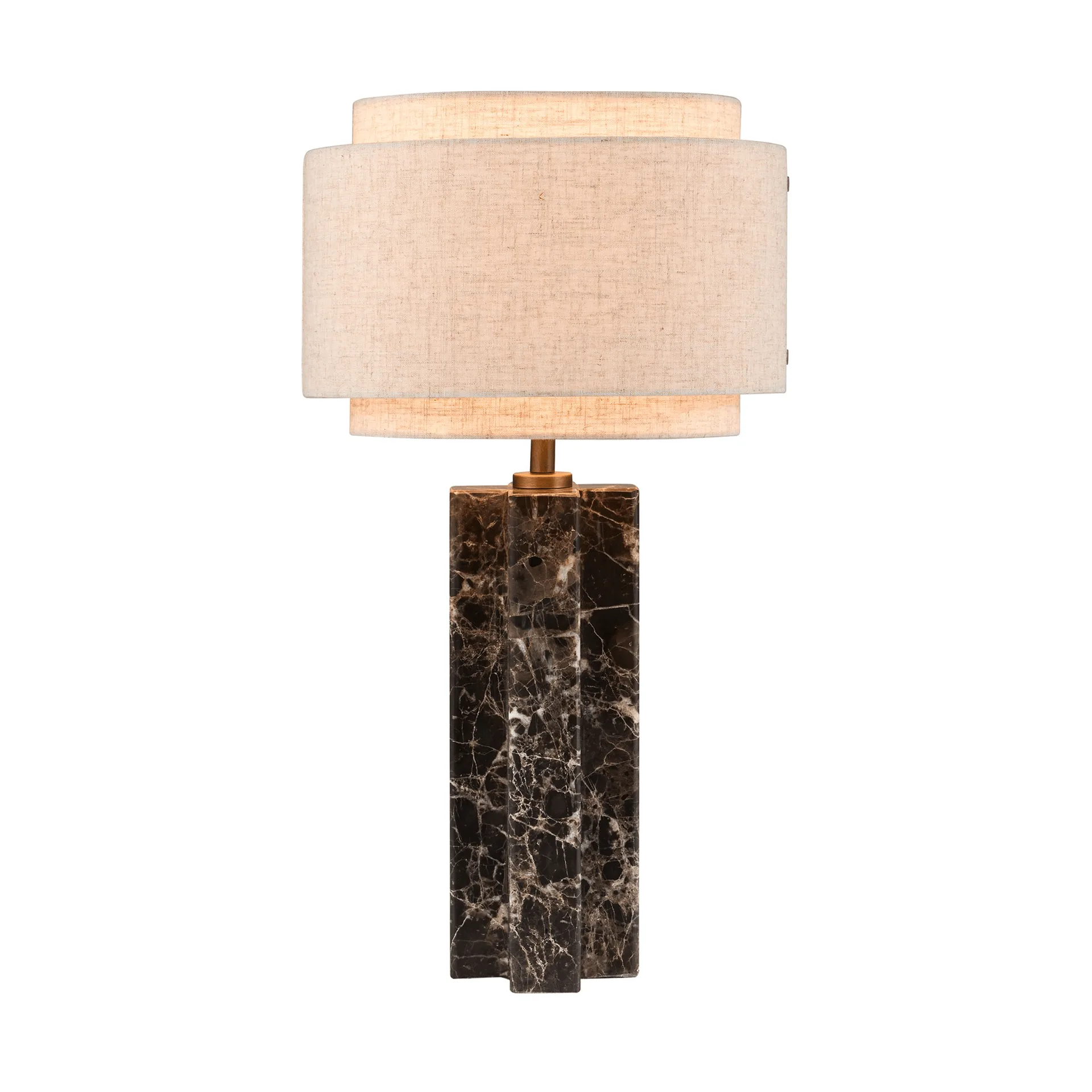 Takai Marmor-Tischlampe, Beige, Ø30x55 cm Design For The People