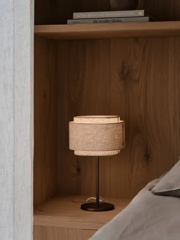 Takai Tischlampe - Beige, Ø21x37 cm - Design For The People