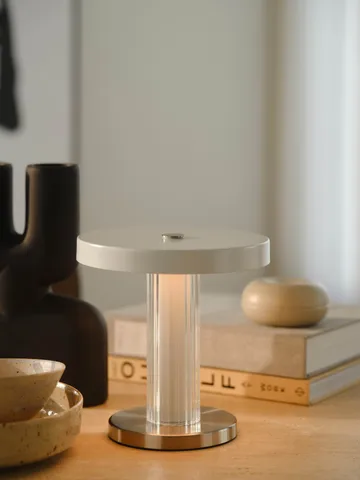 Trezzi tragbare Tischlampe - Weiß - Design For The People