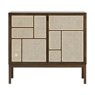 Air sideboard - Dunkle Eiche, 120x110 cm, mit Beinen - Design House Stockholm