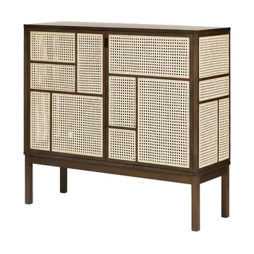 Air sideboard - Dunkle Eiche, 120x110 cm, mit Beinen - Design House Stockholm