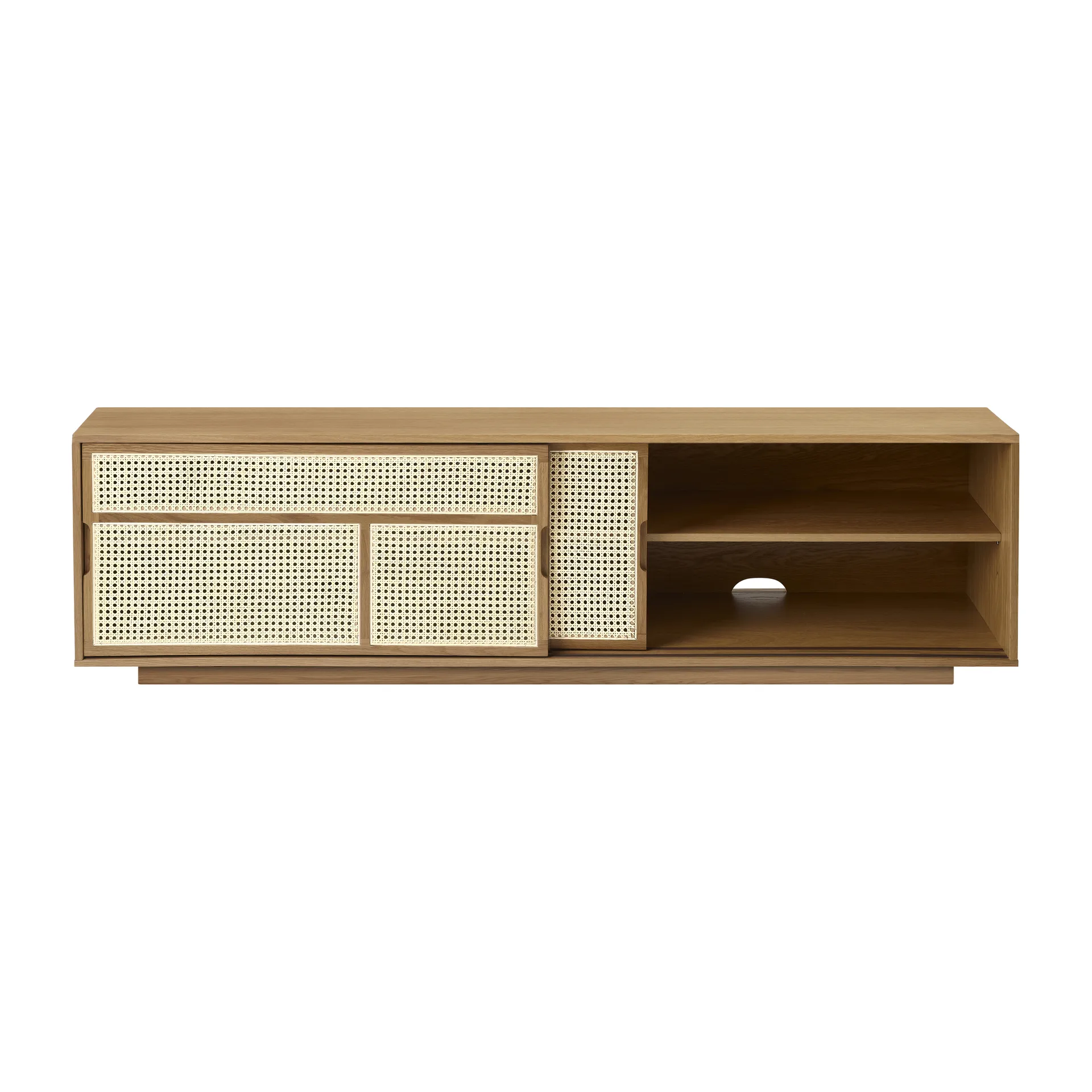 Air sideboard low, Eiche, Rattan Design House Stockholm