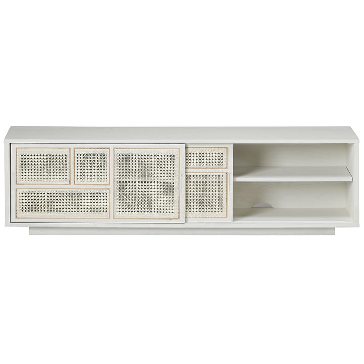 Air sideboard low - Weiß, Rattan - Design House Stockholm