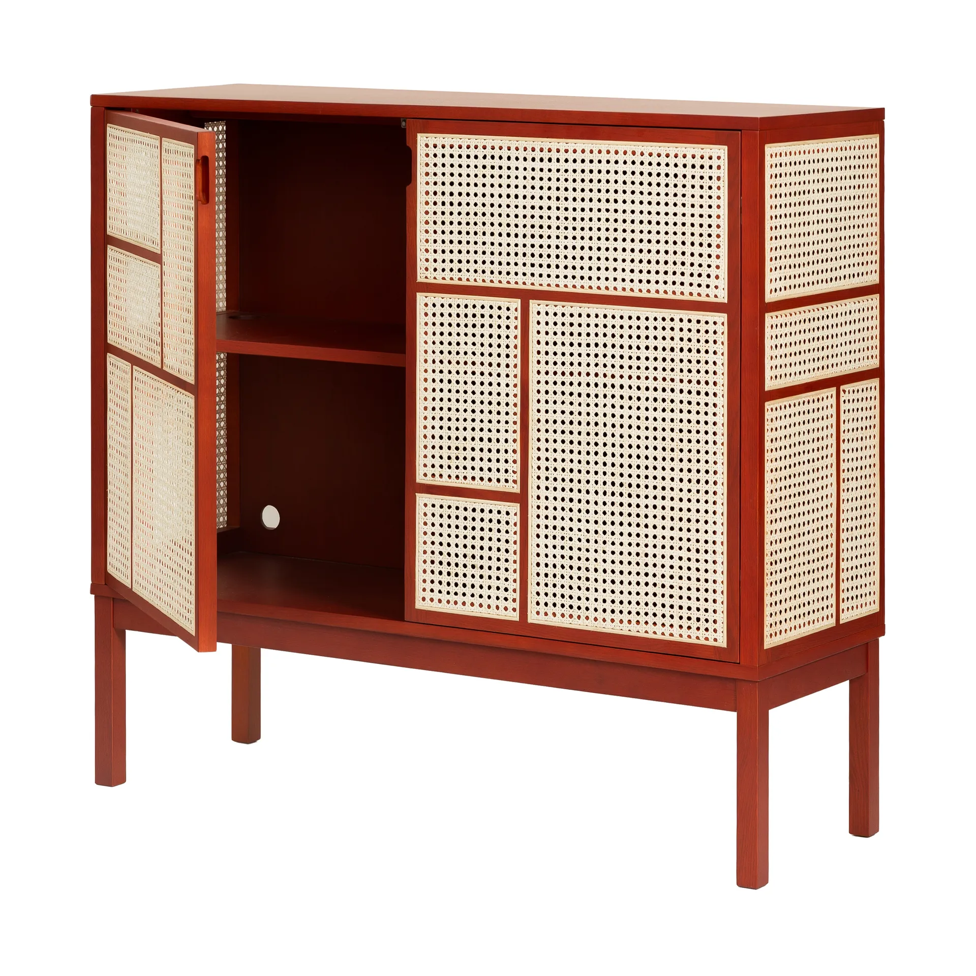 Air sideboard, Red, 120x110 cm, mit Beinen Design House Stockholm