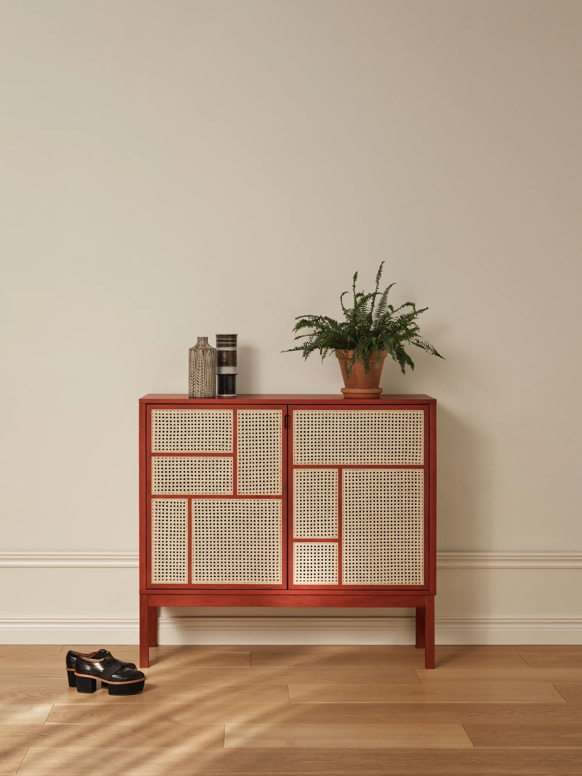 Air sideboard, Red, 120x110 cm, mit Beinen Design House Stockholm