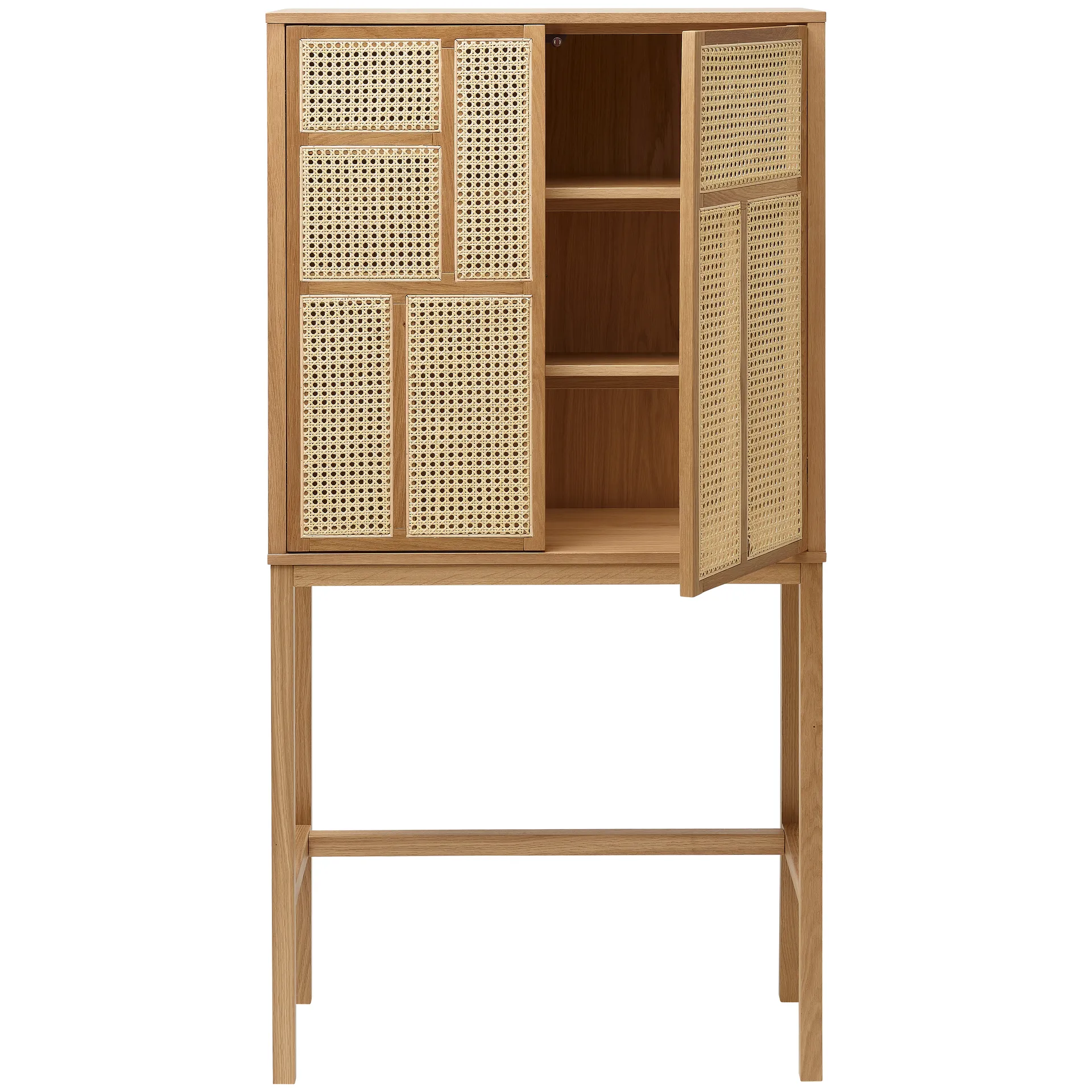 Air Vitrine, Eiche, Rattan Design House Stockholm