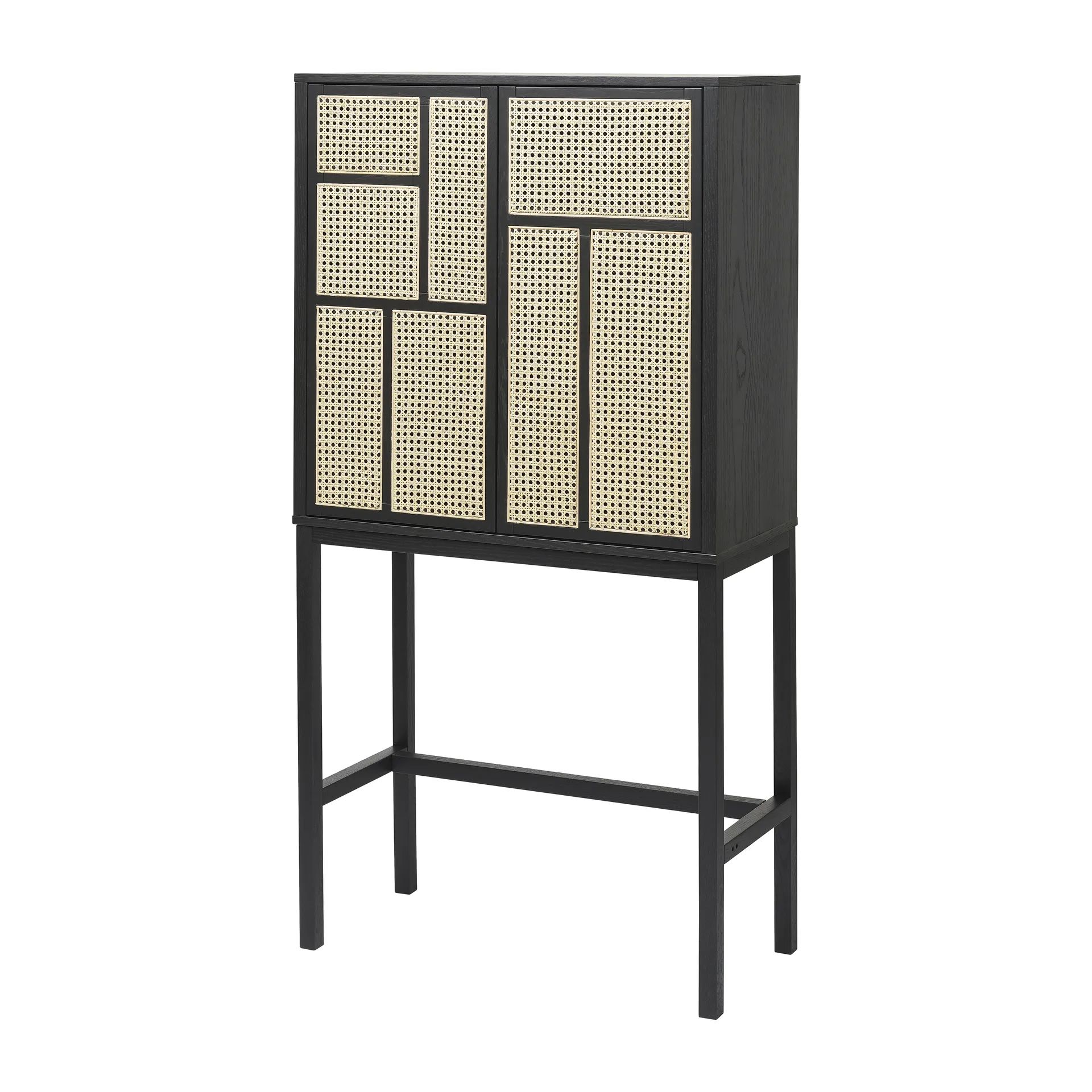 Air Vitrine, Schwarz, Rattan Design House Stockholm