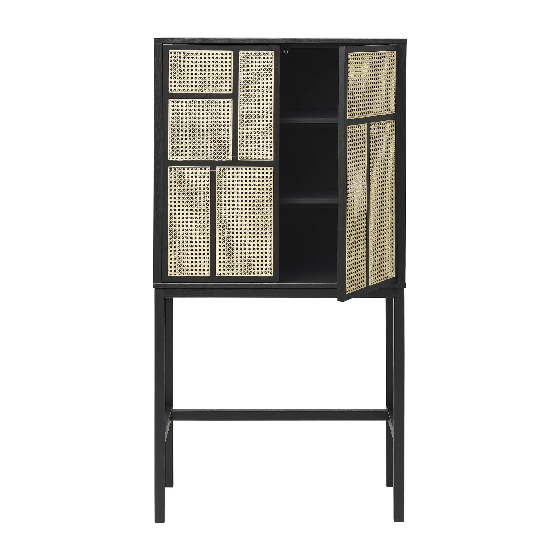 Air Vitrine, Schwarz, Rattan Design House Stockholm