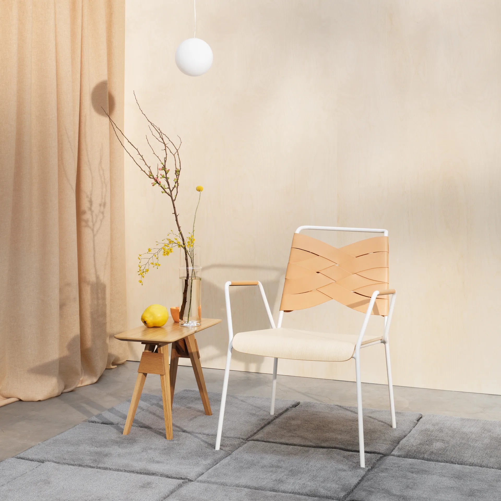 Arco Beistelltisch S, Eiche Design House Stockholm