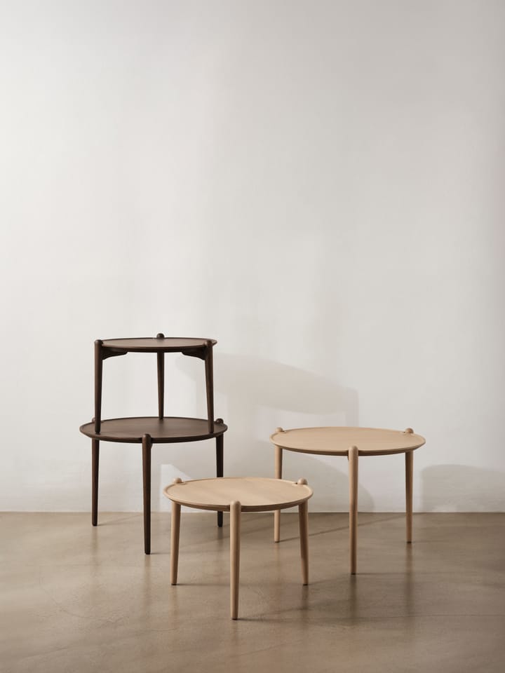 Aria Beistelltisch hoch 46cm, Dark oak Design House Stockholm