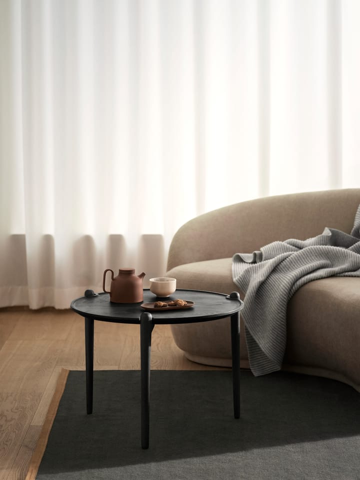 Aria Beistelltisch hoch 46cm, Schwarze Eiche Design House Stockholm