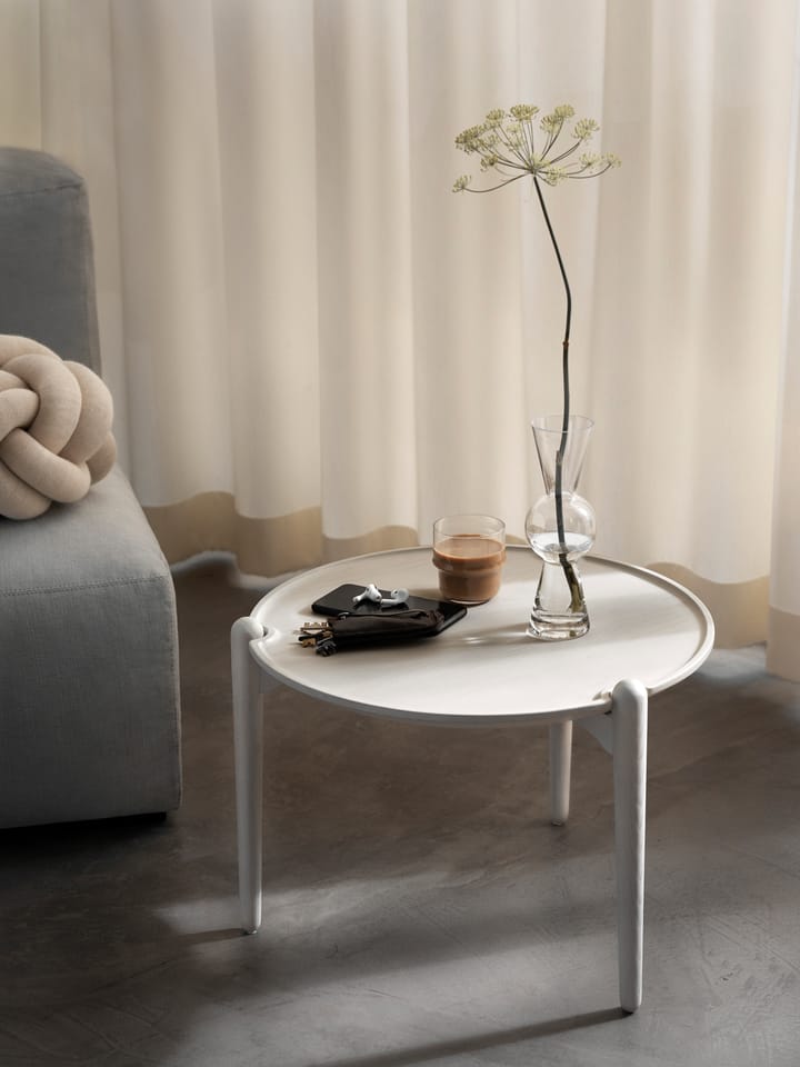Aria Beistelltisch niedrig 37cm, Weiß Design House Stockholm