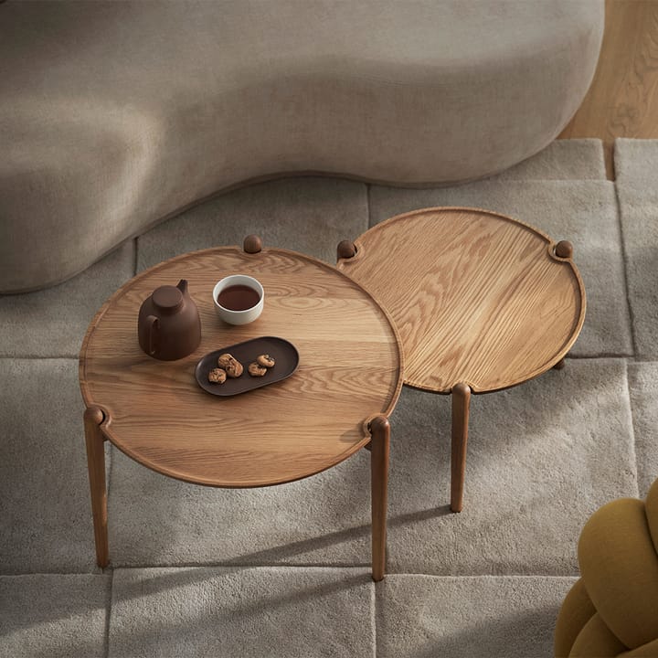 Aria Couchtisch Ø90 cm, Eiche 30 cm Design House Stockholm