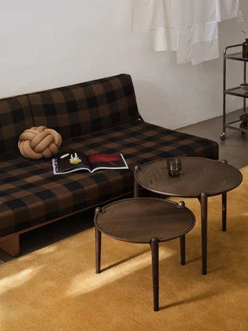 Aria Couchtisch - Dark oak, Ø50x37 cm - Design House Stockholm